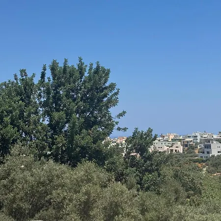 Nature Spacious Apt, 2km From Chania Old Town, Private Parking 하니아