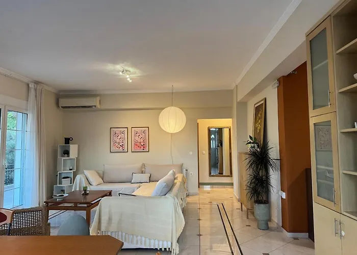 Nature Spacious Apt, 2km From Chania Old Town, Private Parking *